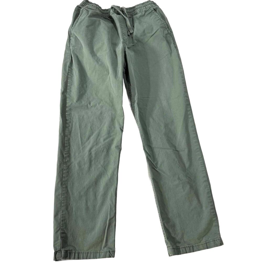 VANS Boy's Pants Relaxed Fit XS Pull-on Green Skateboard Skater Pockets